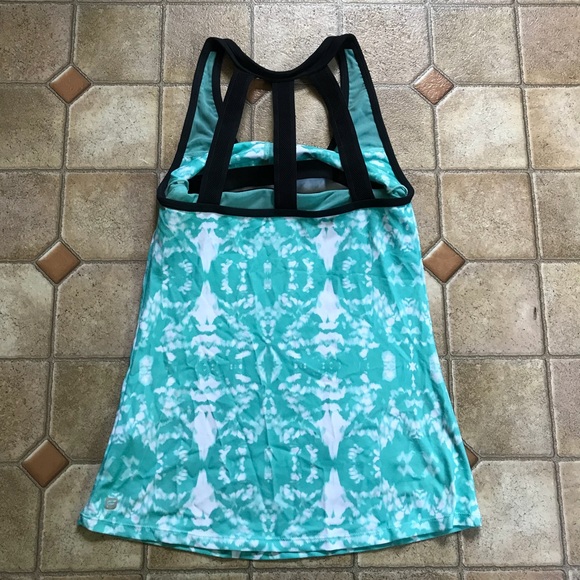 Fabletics Zion tank teal white black size XXS - Picture 4 of 6